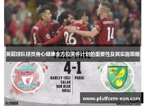 英超球队球员身心健康全方位关怀计划的重要性及其实施策略